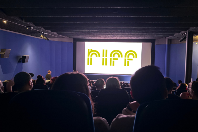 Cinema audience watching a screening during the Reykjavík International Film Festival.