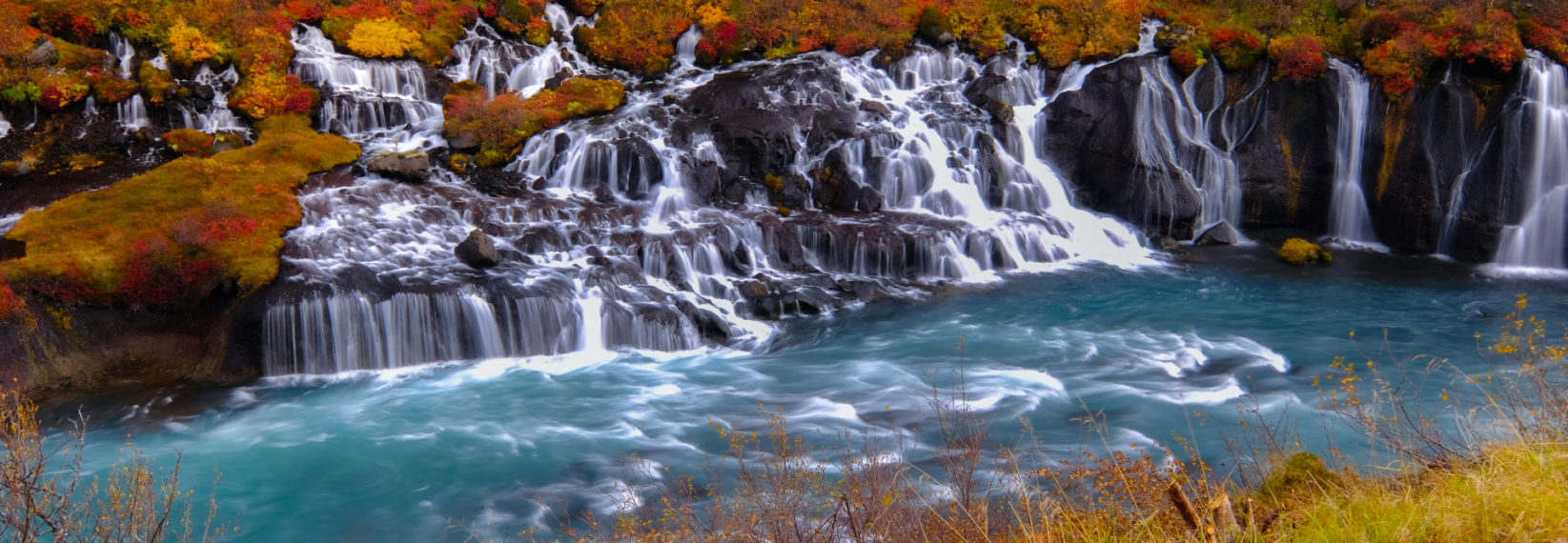 Autumn Blog Hraunfossar