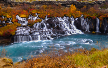 Autumn Blog Hraunfossar