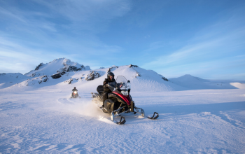 Snowmobile tour
